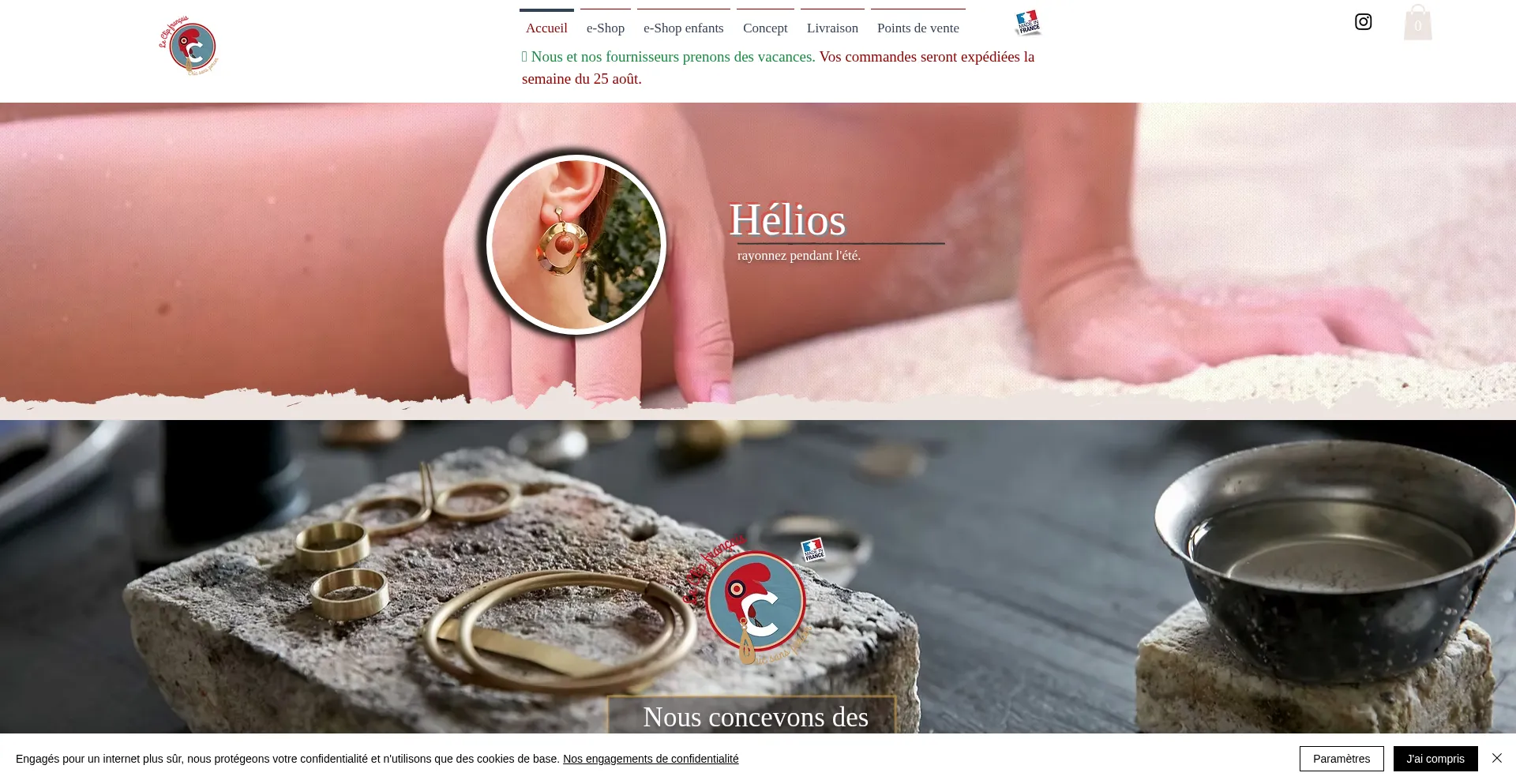 Website screenshot of Leclipfrancais.com