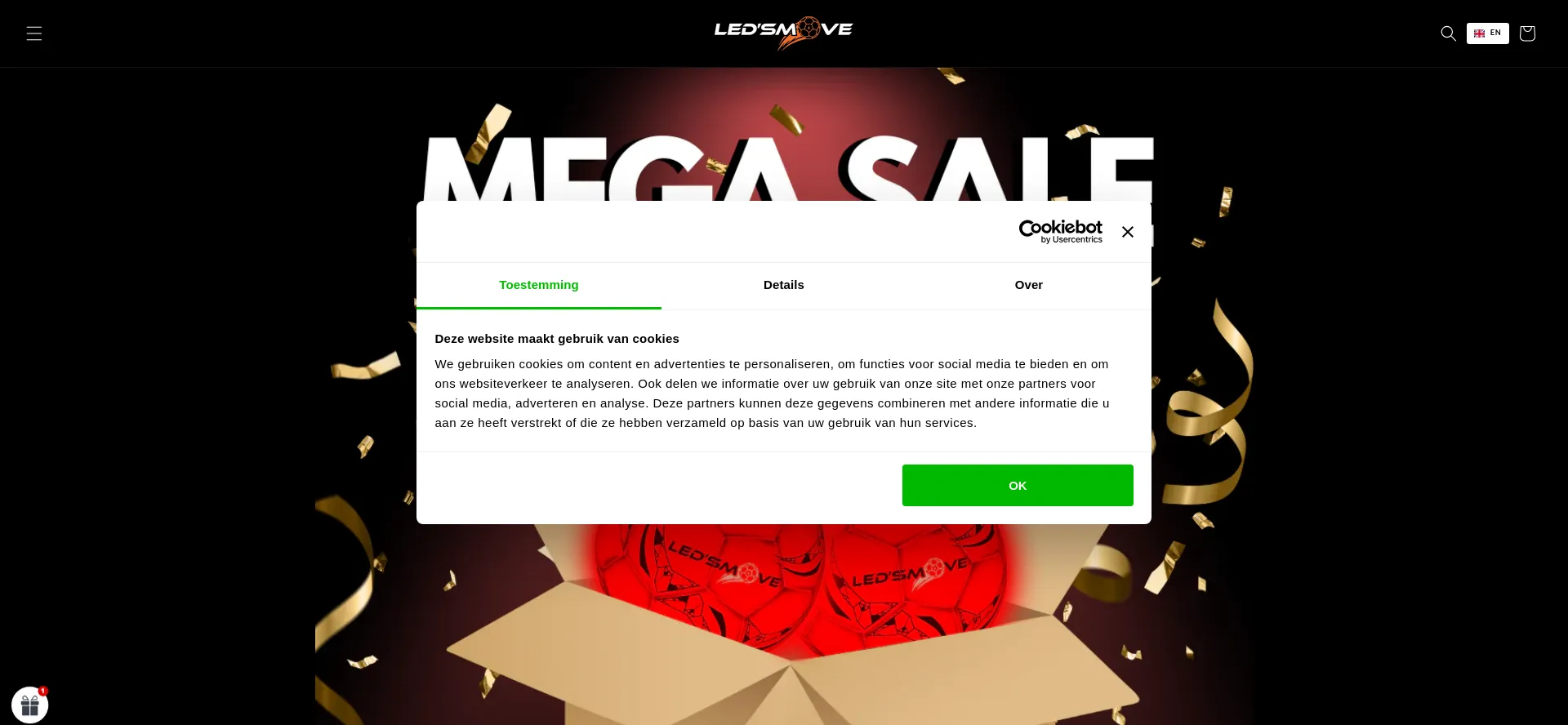 Website screenshot of Ledsmovenow.com
