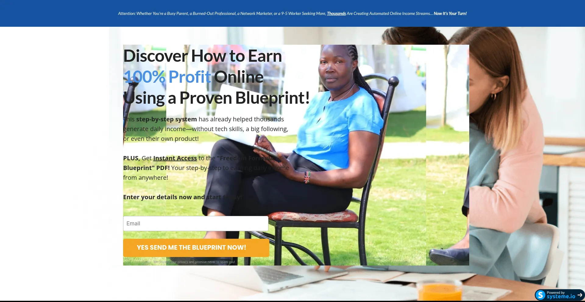 Website screenshot of Legacywithagneta.com