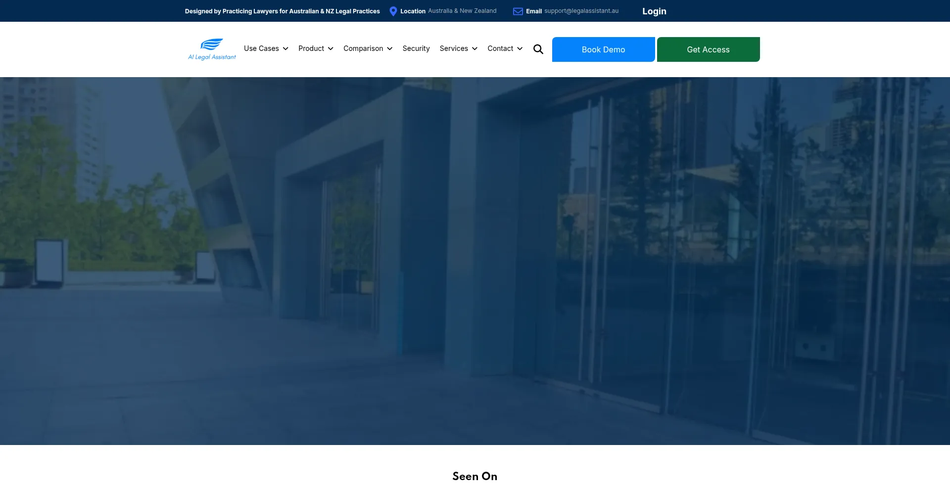 Legalassistant.au Screenshot