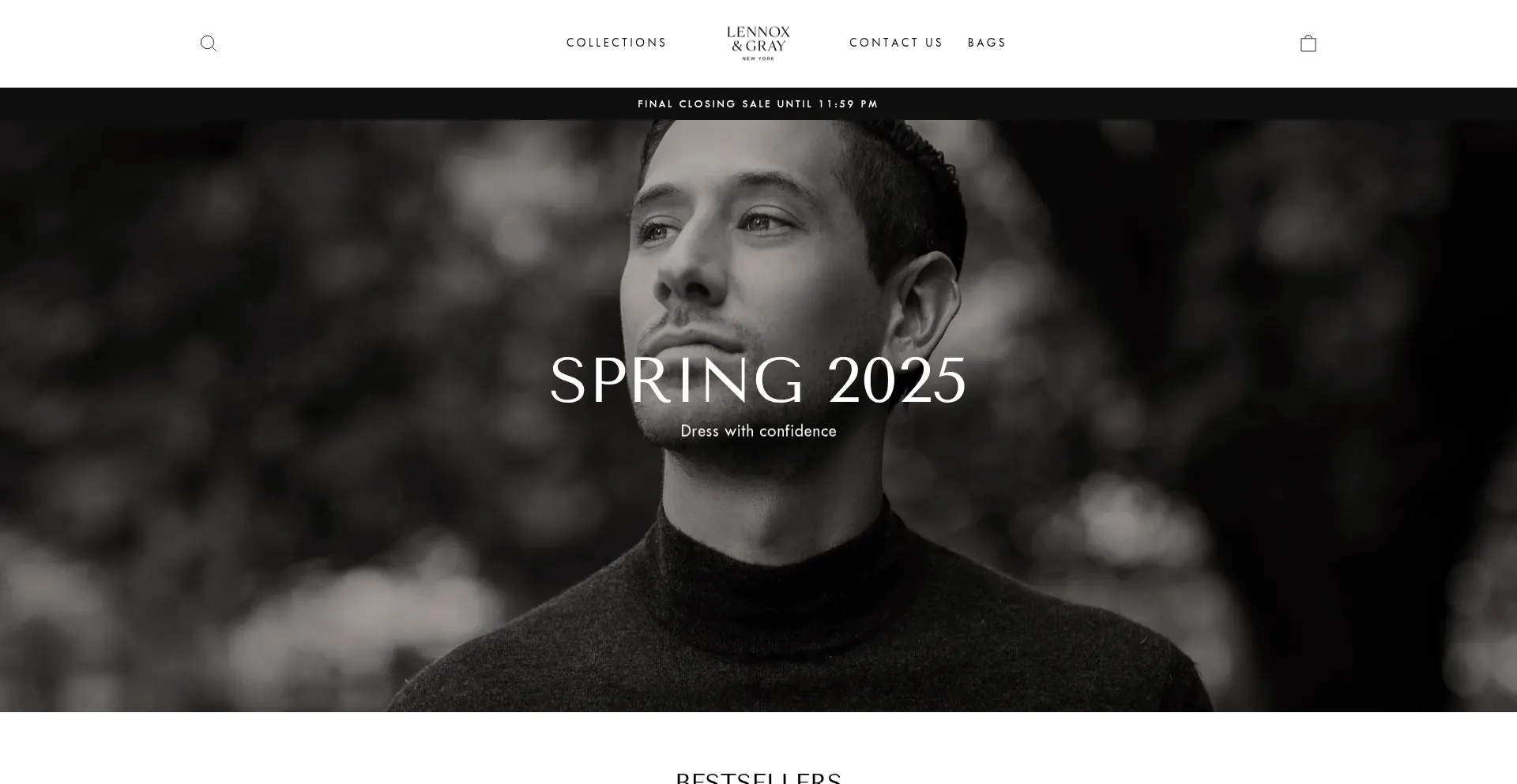 Website screenshot of Lennoxandgray.com