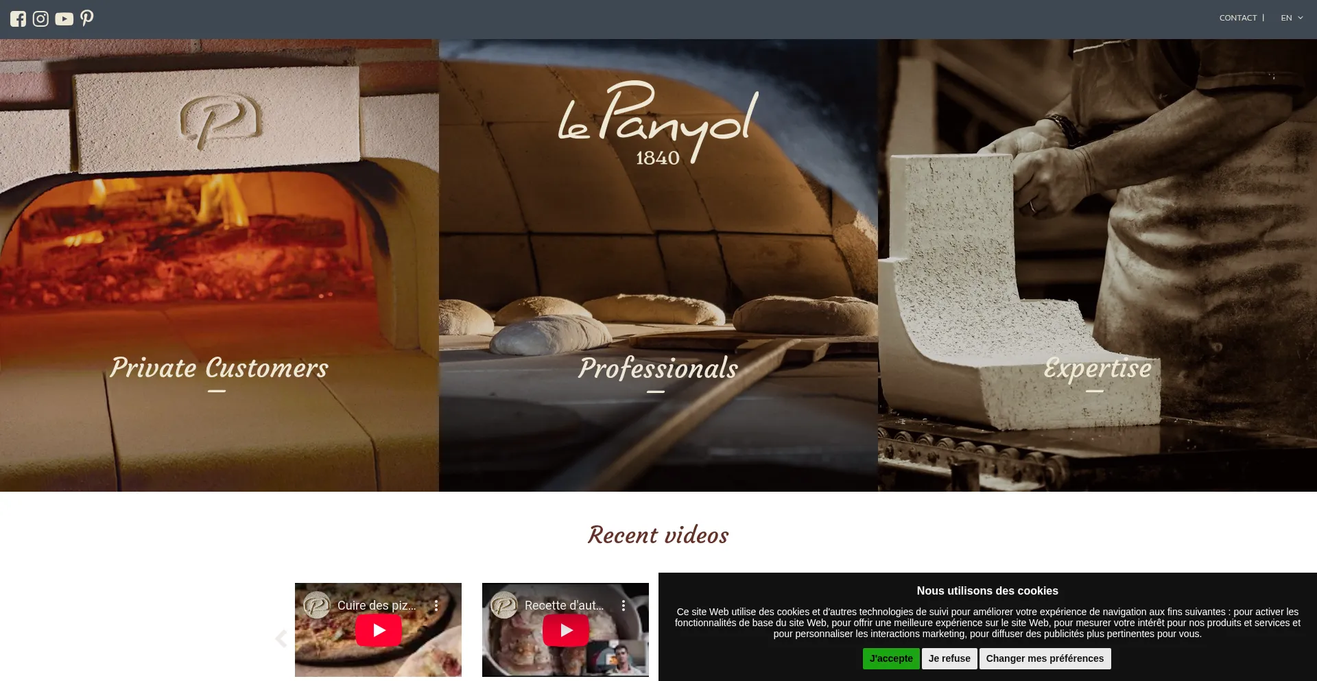 Website screenshot of Lepanyol.com