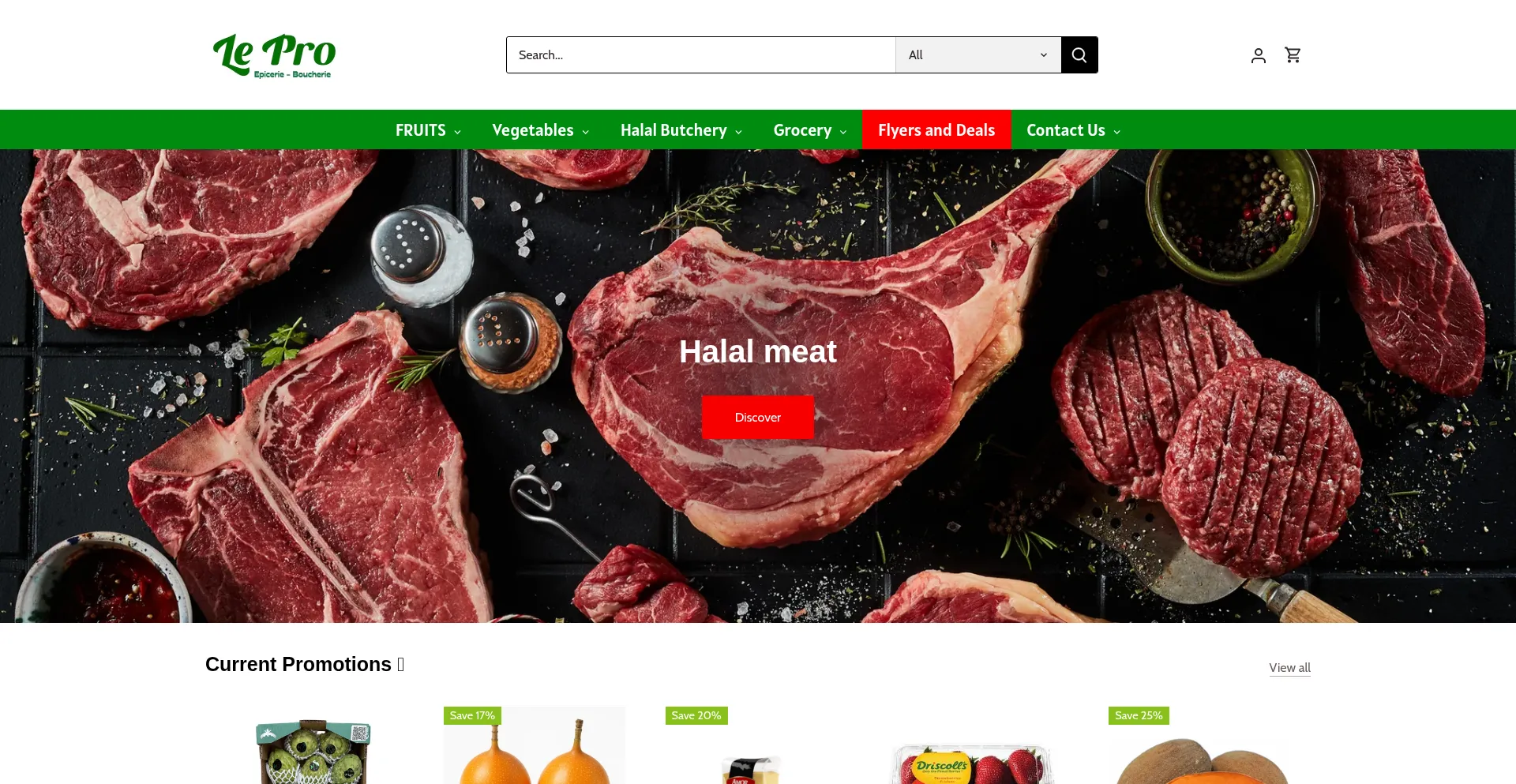 Website screenshot of Lepro1600.com