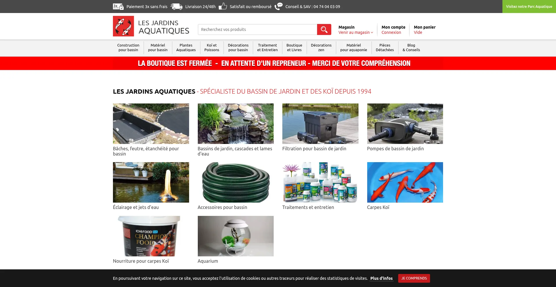 Lesjardinsaquatiques.fr Screenshot