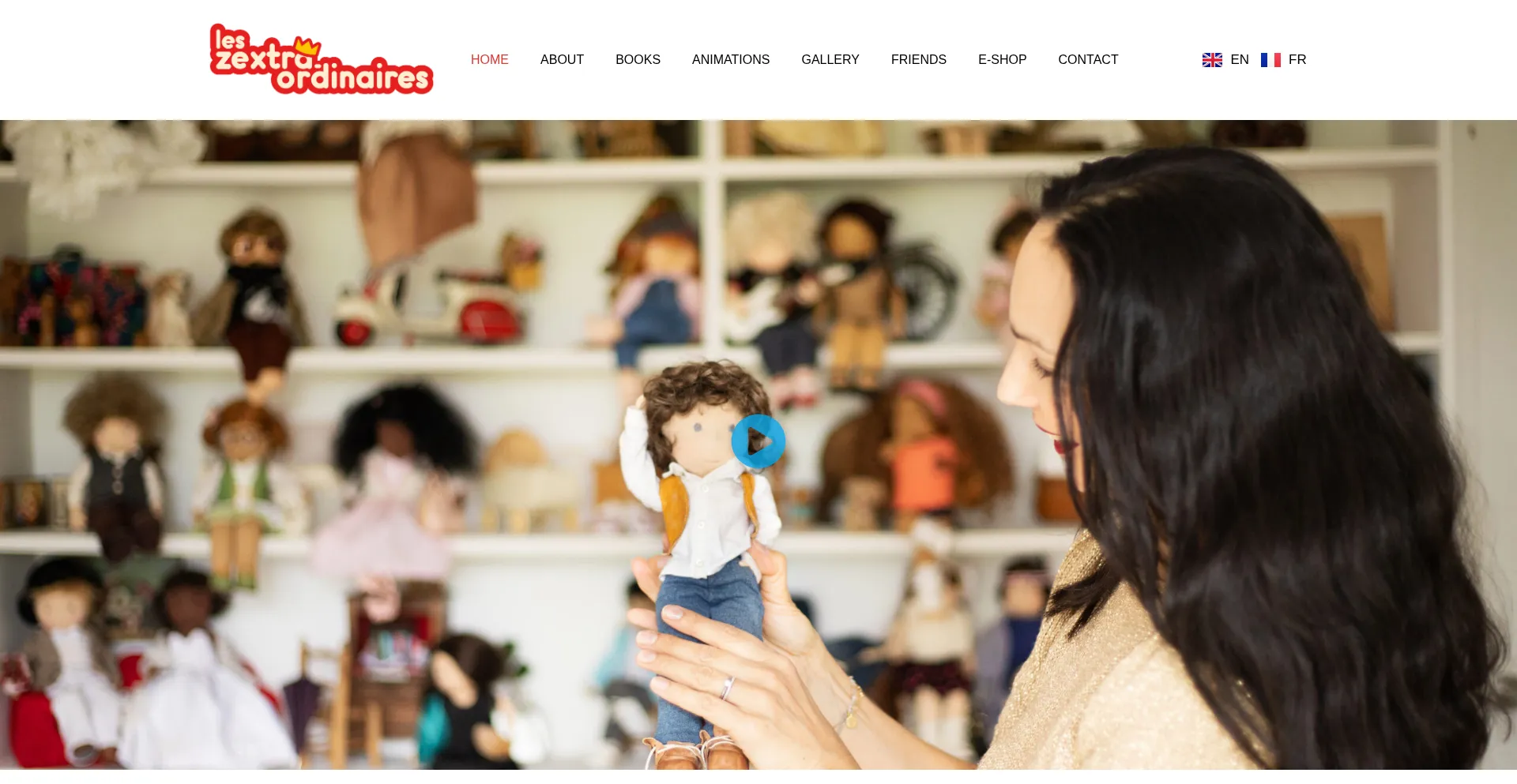 Website screenshot of Leszextraordinaires.com