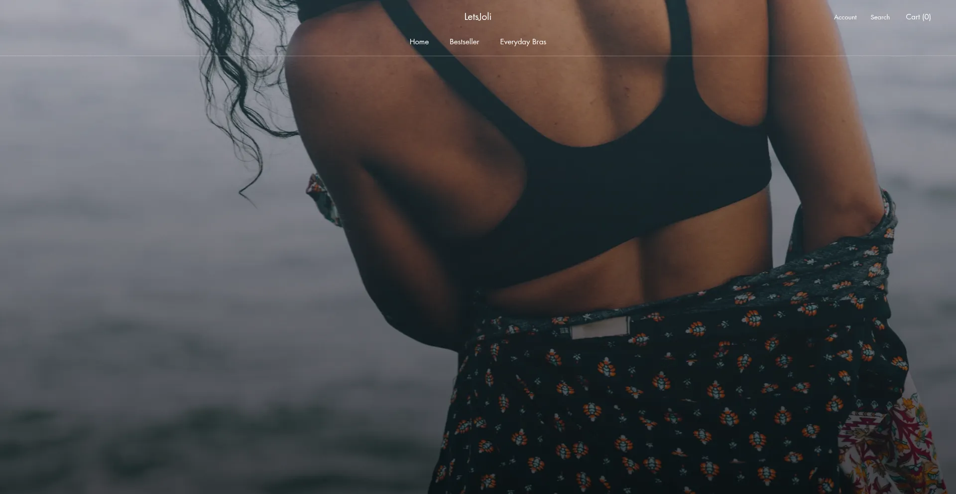 Website screenshot of Letsjoli.com