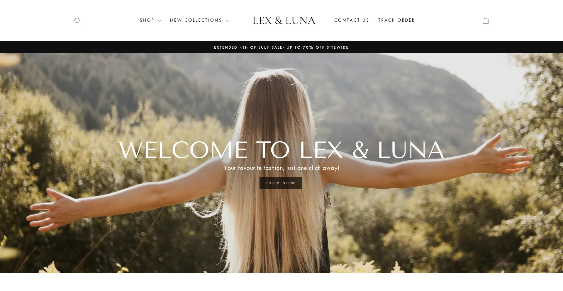 Website screenshot of Lex-luna.com