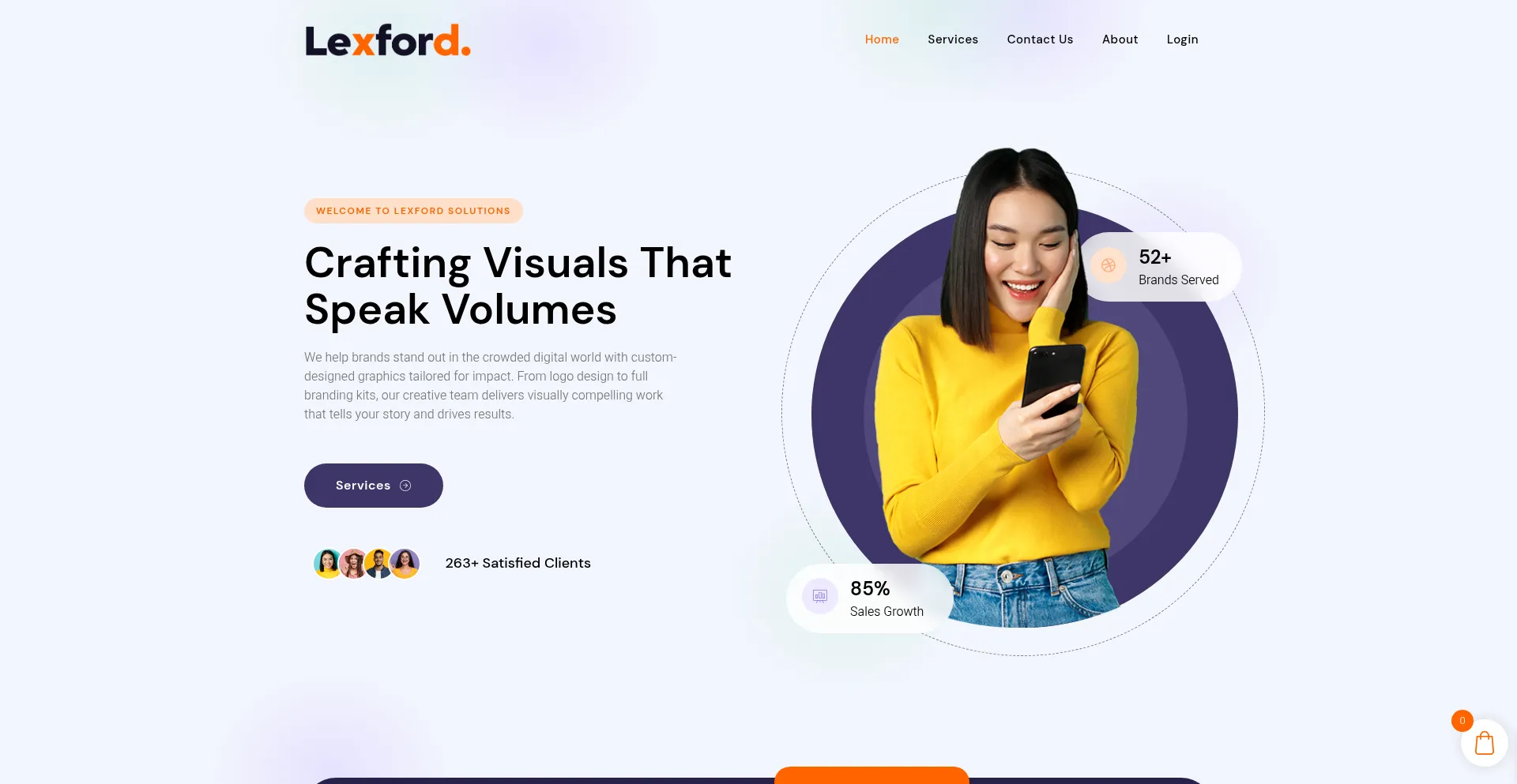 Website screenshot of Lexfordsolutions.com
