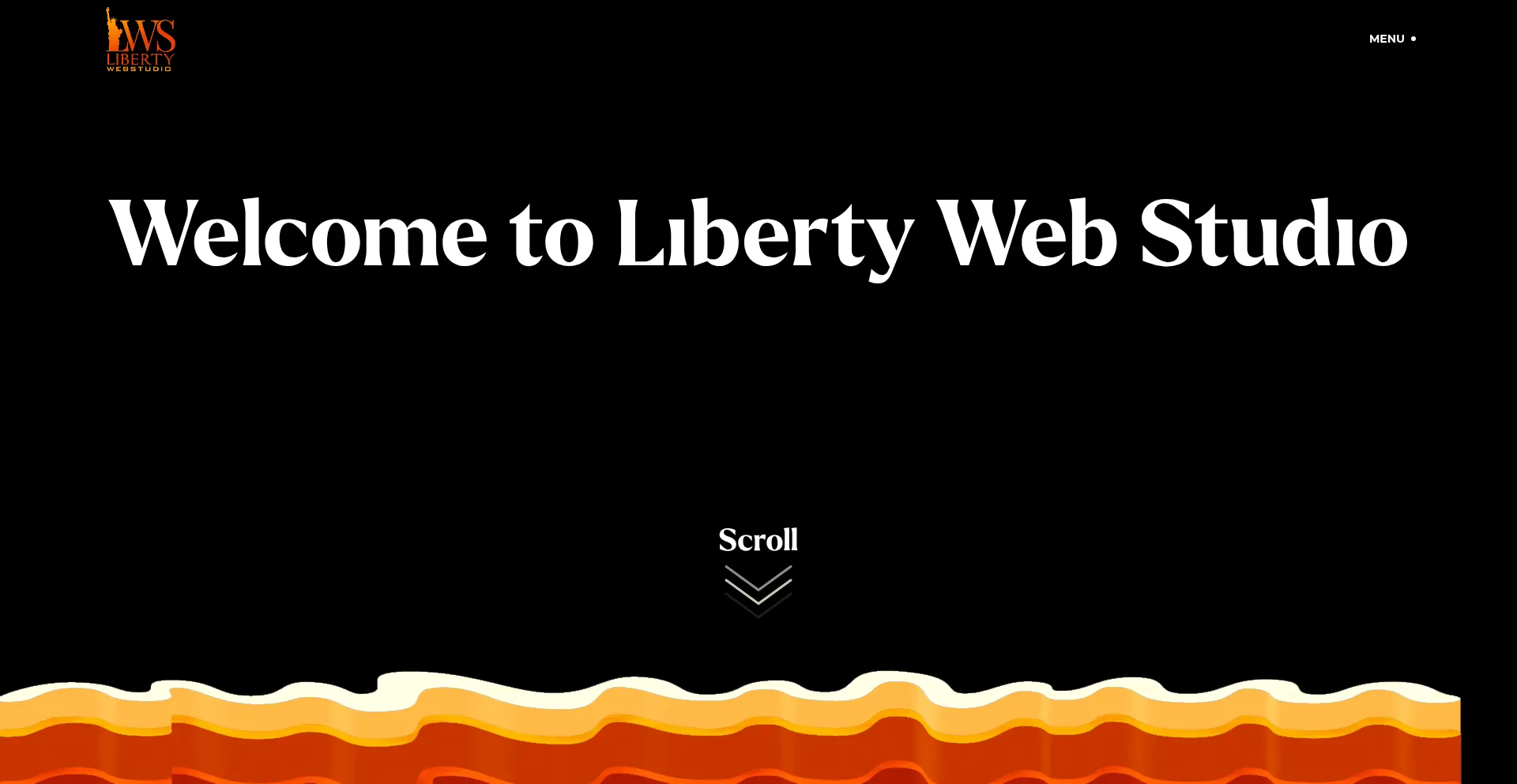 Website screenshot of Libertywebstudios.com