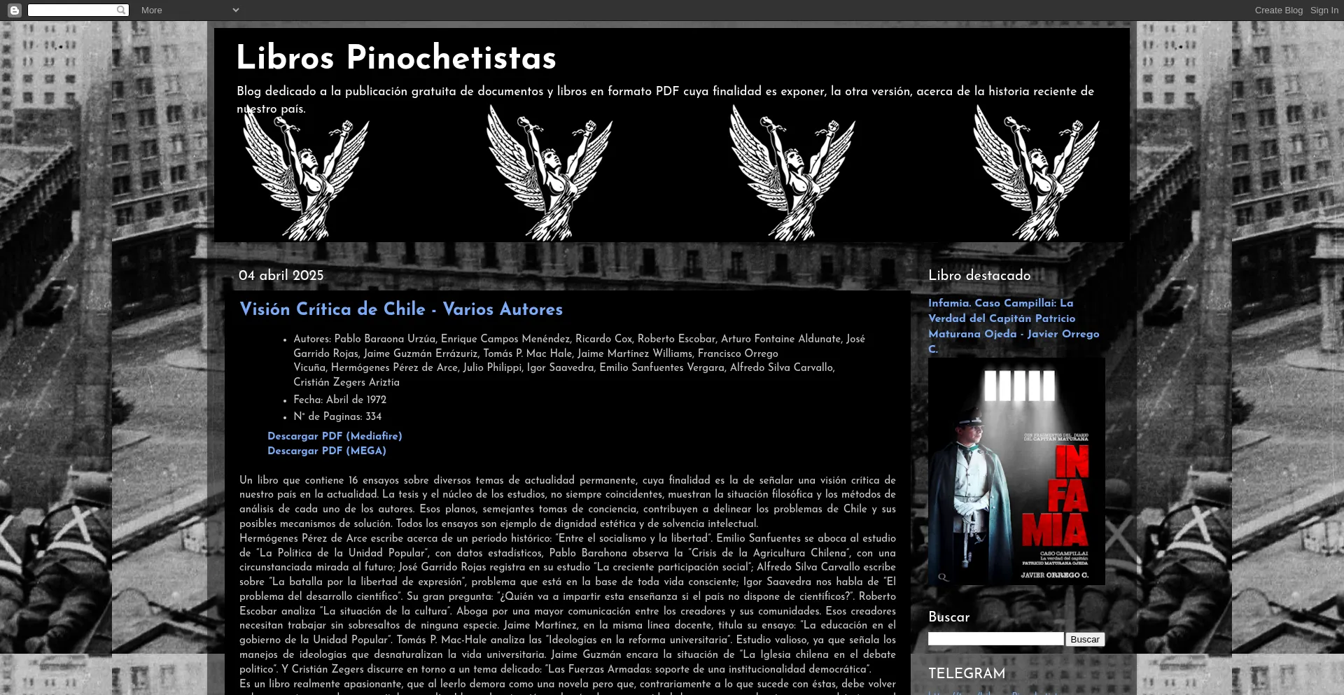 Librospinochetistas.blogspot.com 安全可靠吗？