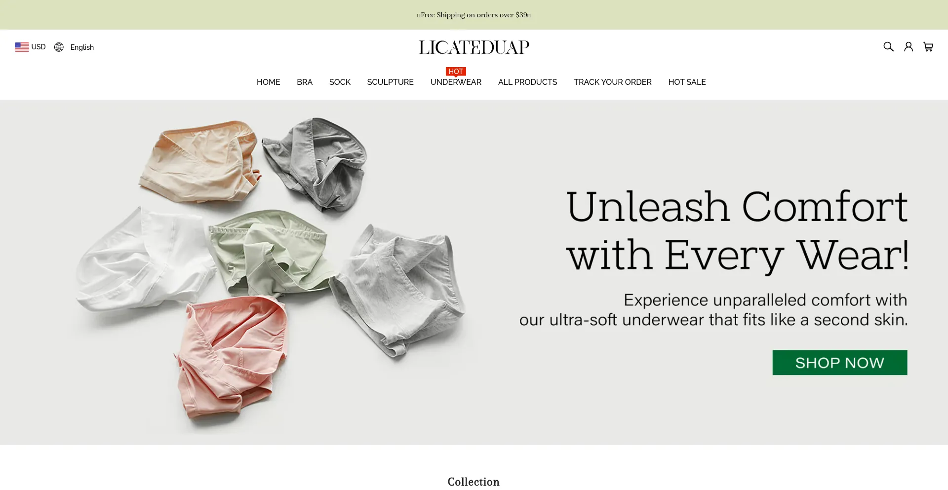 Website screenshot of Licateduap.com