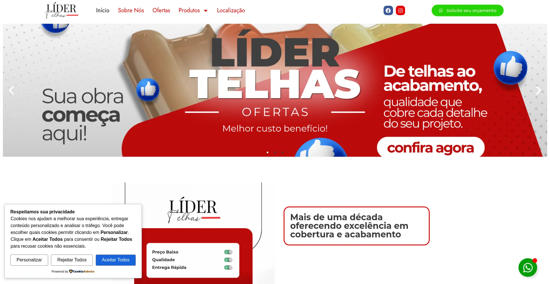 Lidertelhas.com.br