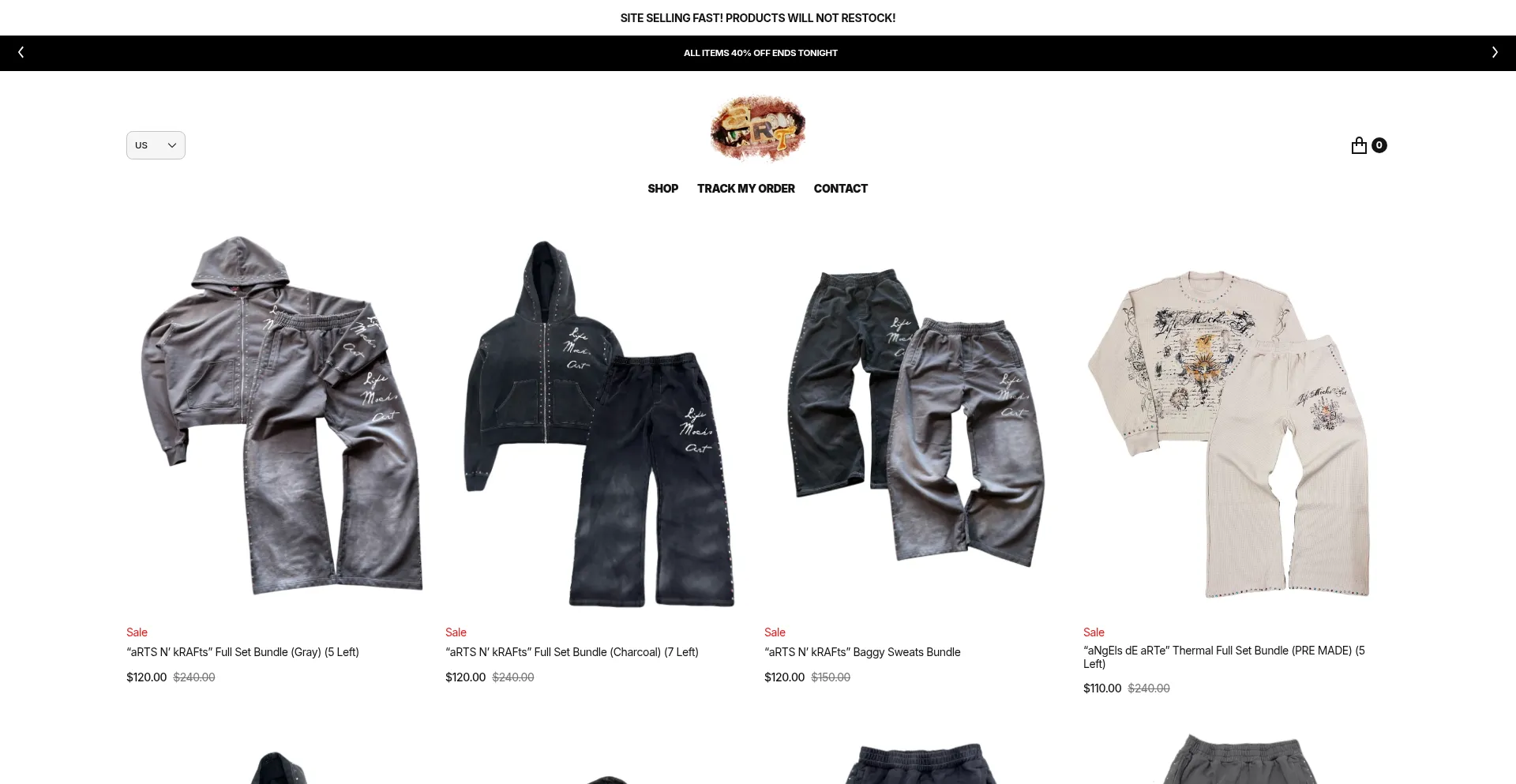 Website screenshot of Lifemocksart.com
