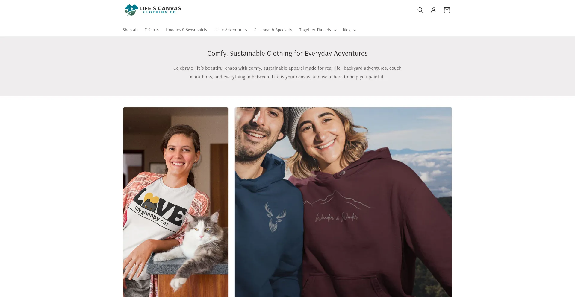 Lifescanvasclothingco.com