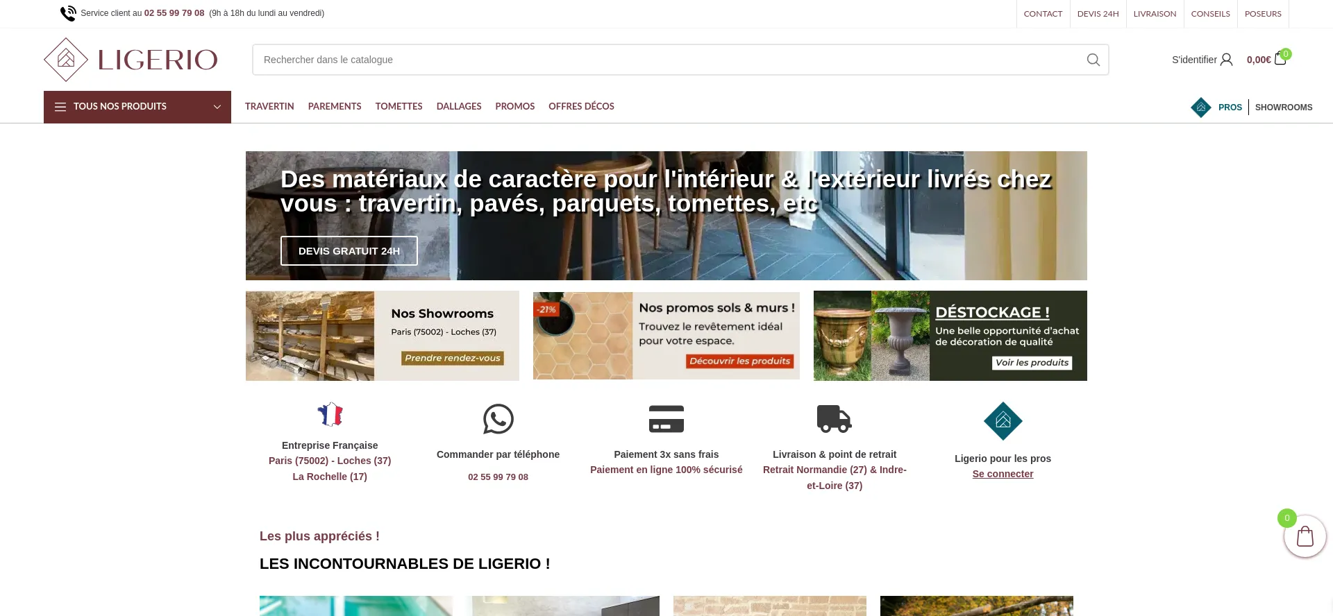 Ligerio.fr Screenshot