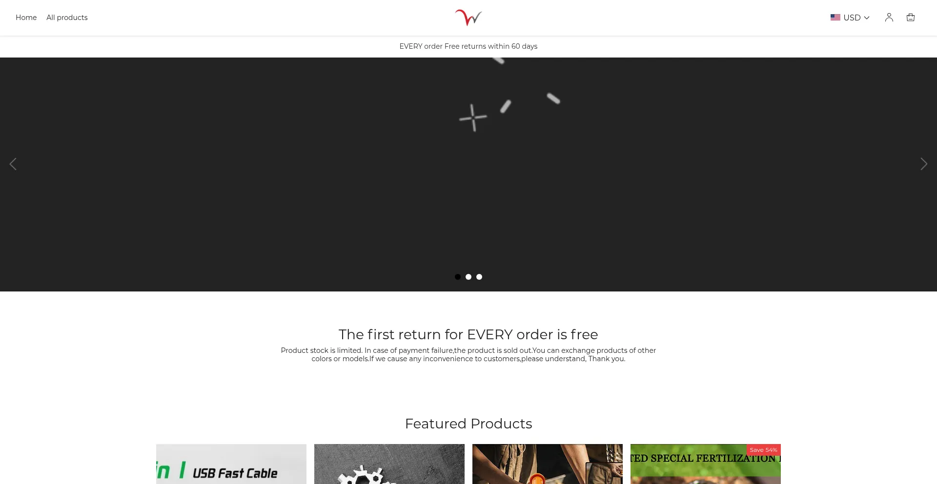 Website screenshot of Lindaay.com