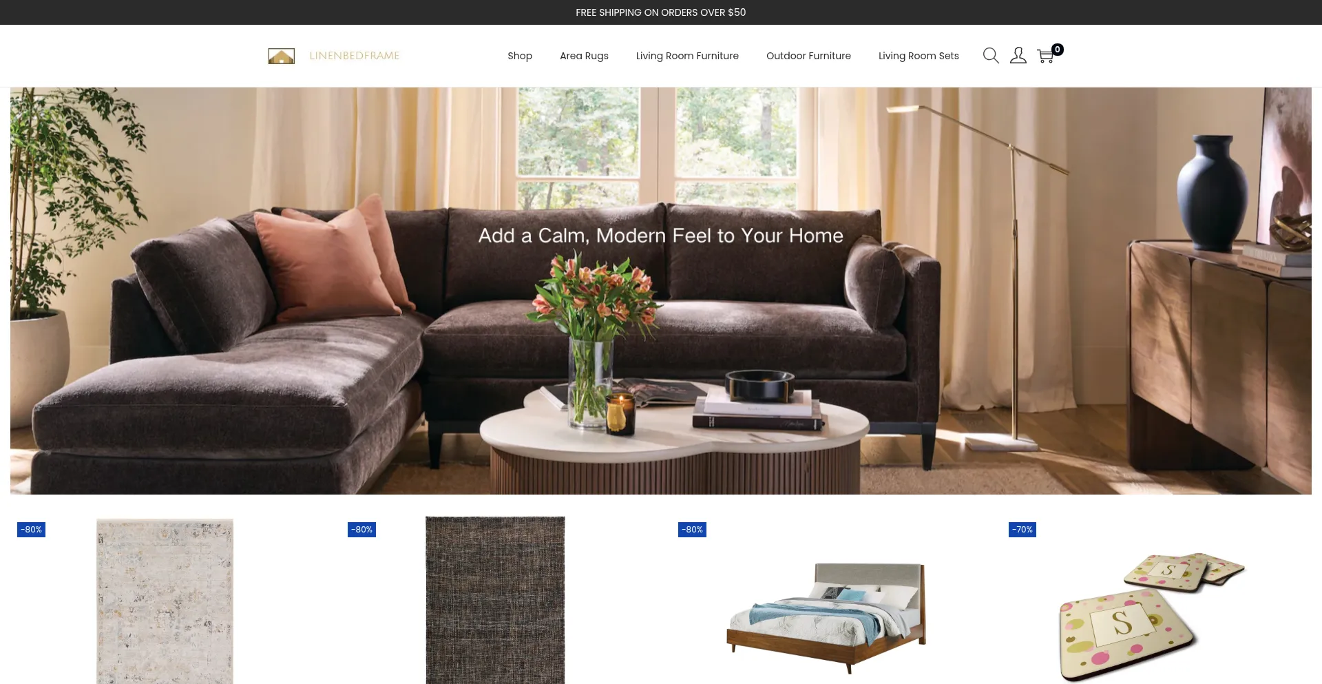 Linenbedframe.com