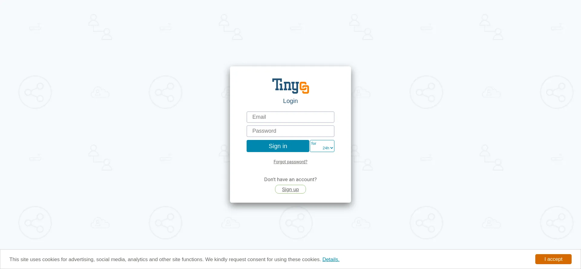 Website screenshot of Link.smartstp.com