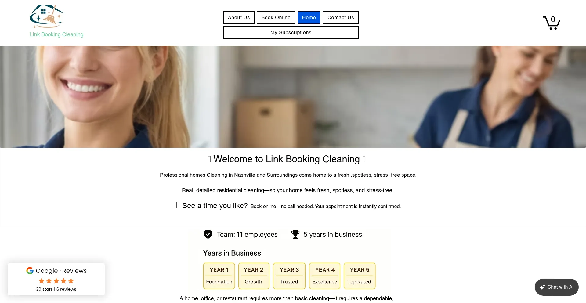 Linkbookingcleaners.com