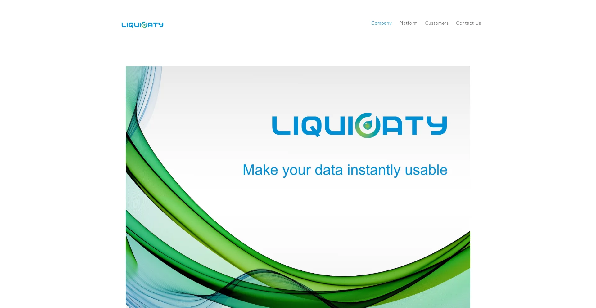 Website screenshot of Liquidaty.com