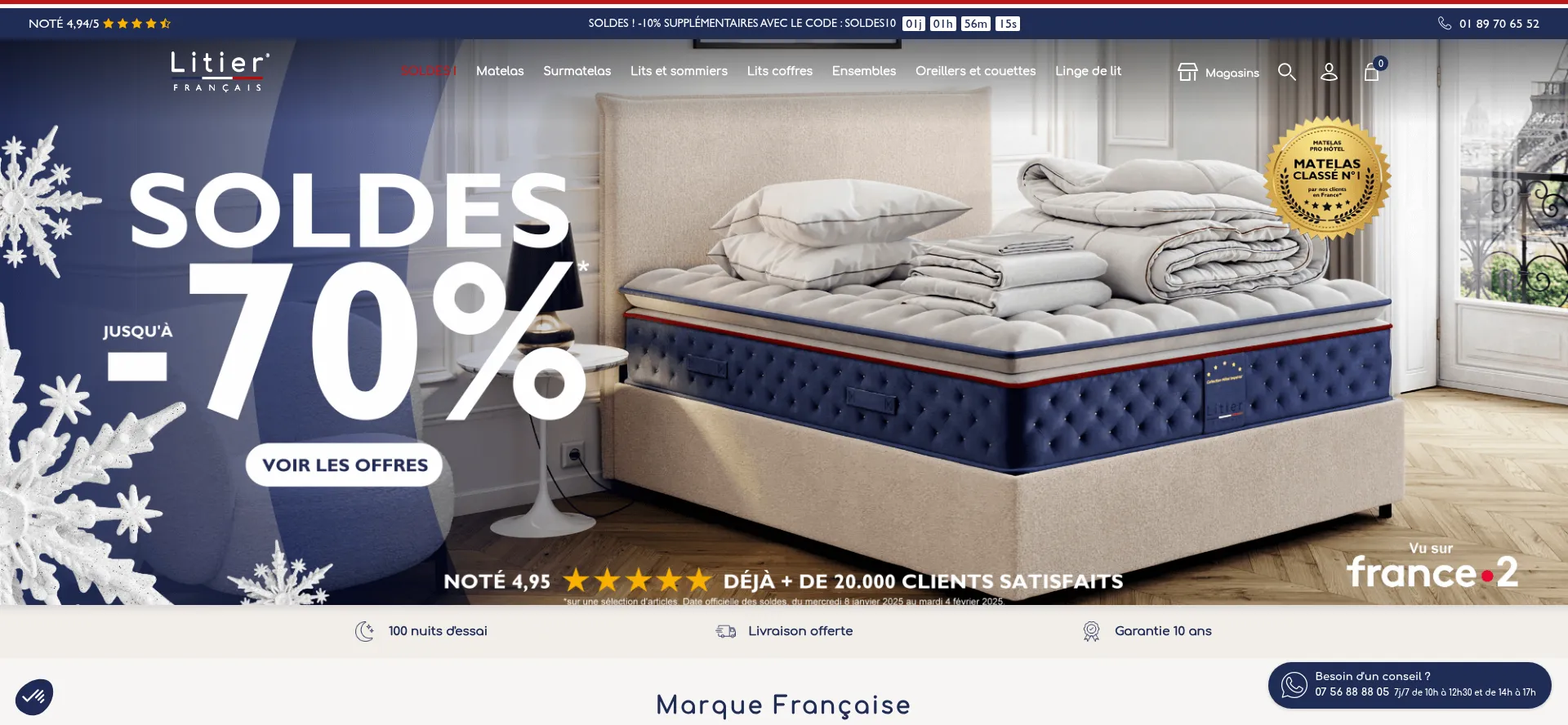 Litierfrancais.com Screenshot