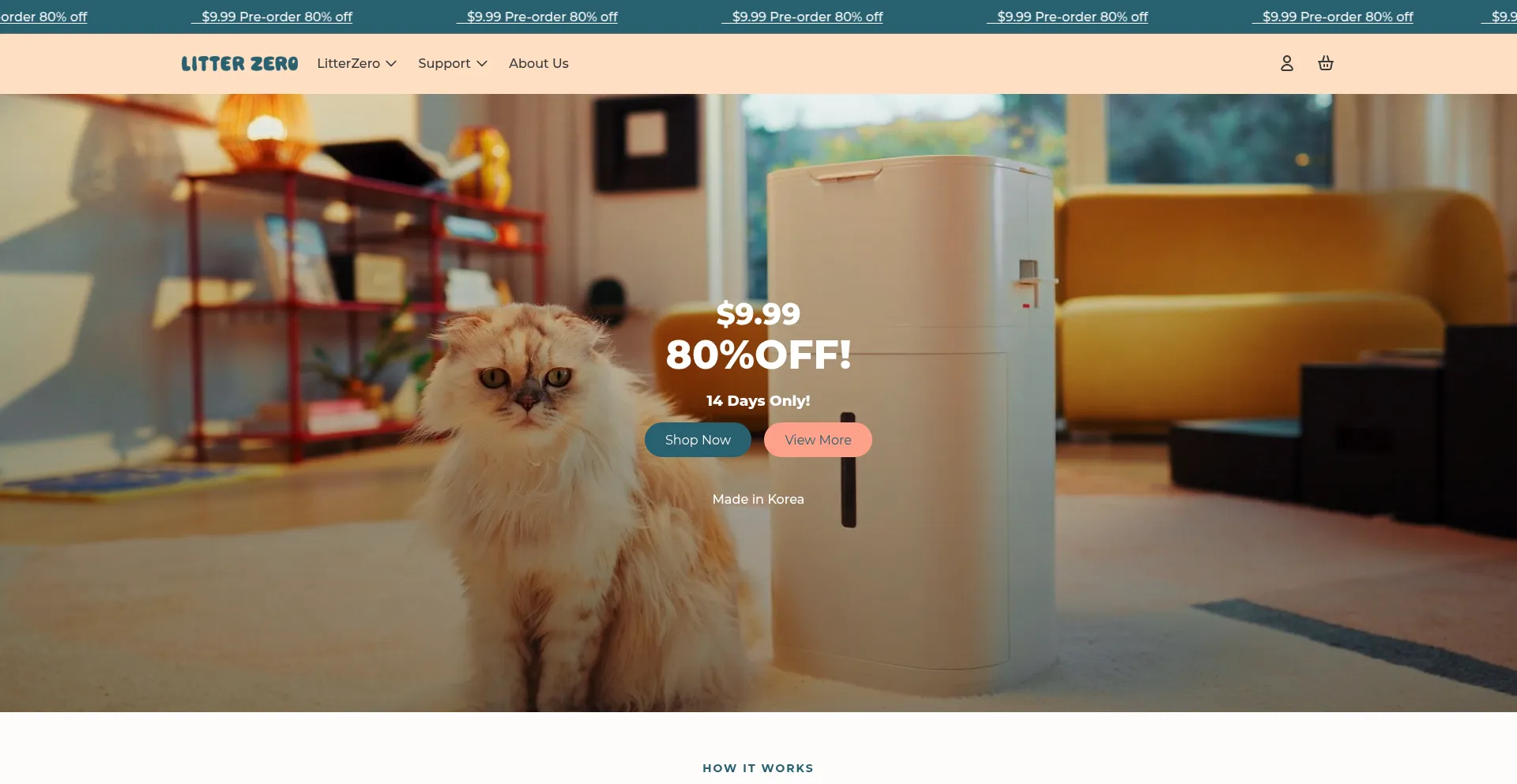 Litterzero.com Screenshot