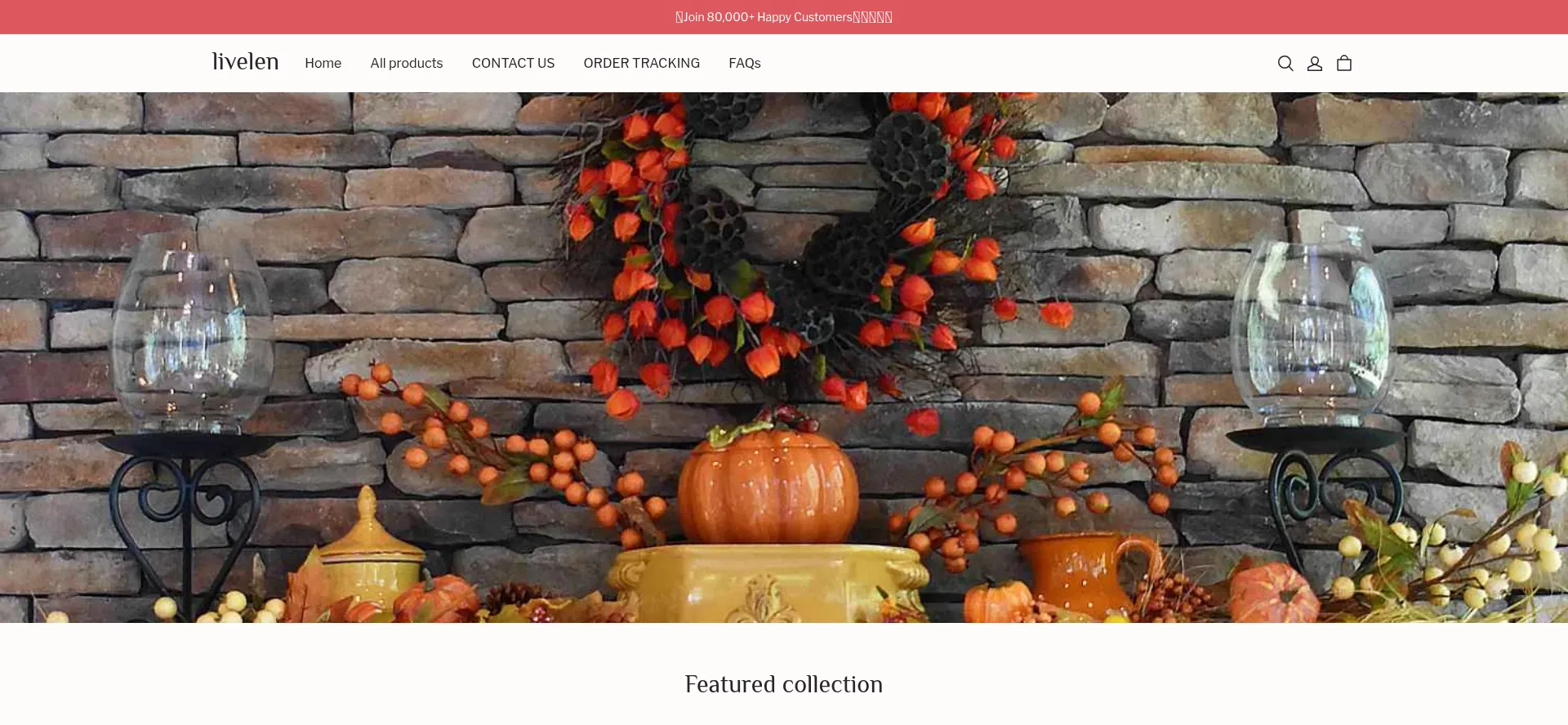 Website screenshot of Livelen.com