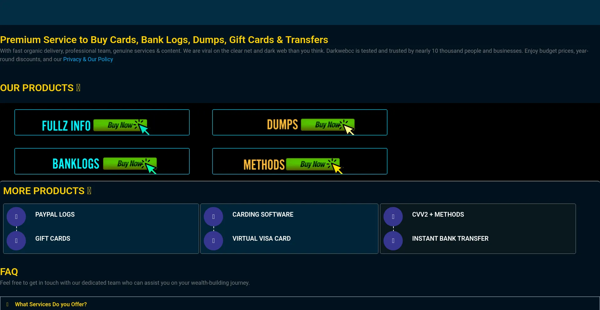 Website screenshot of Liveworldcc.world