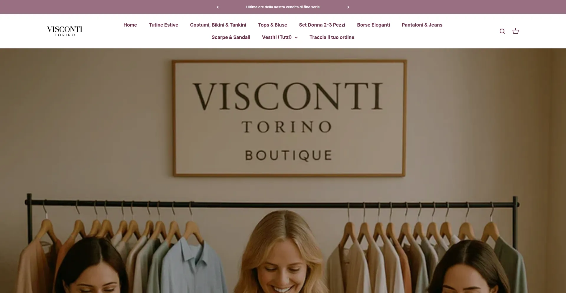 Website screenshot of Liviavisconti.com