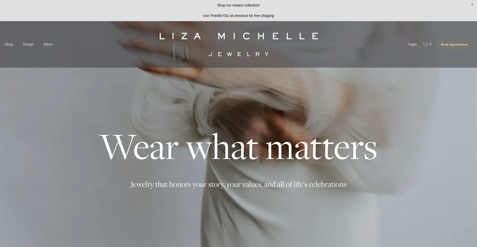 Lizamichellejewelry.com Screenshot