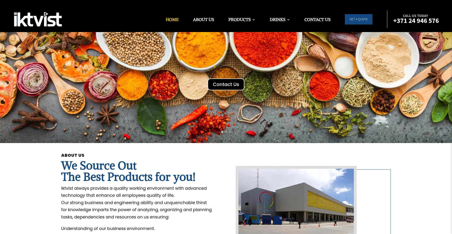 Website screenshot of Lktvist.com