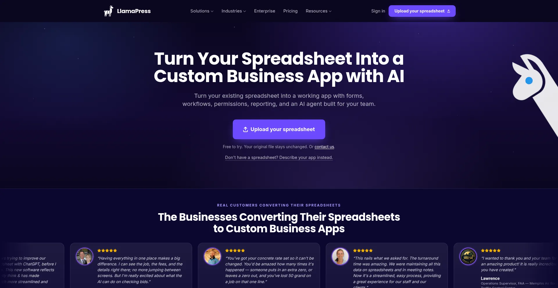 Llamapress.ai