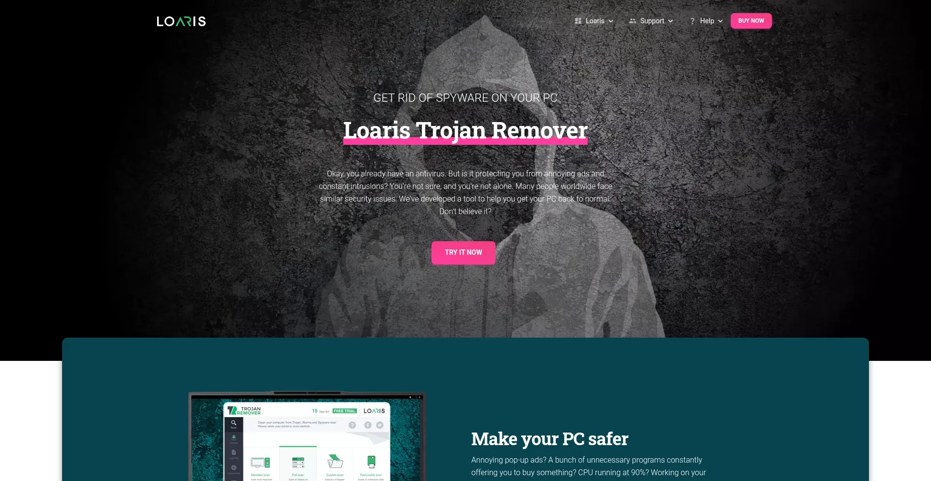 Loaris.com Screenshot