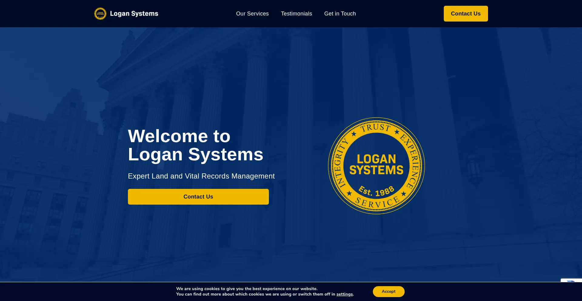 Logansystems.com Screenshot
