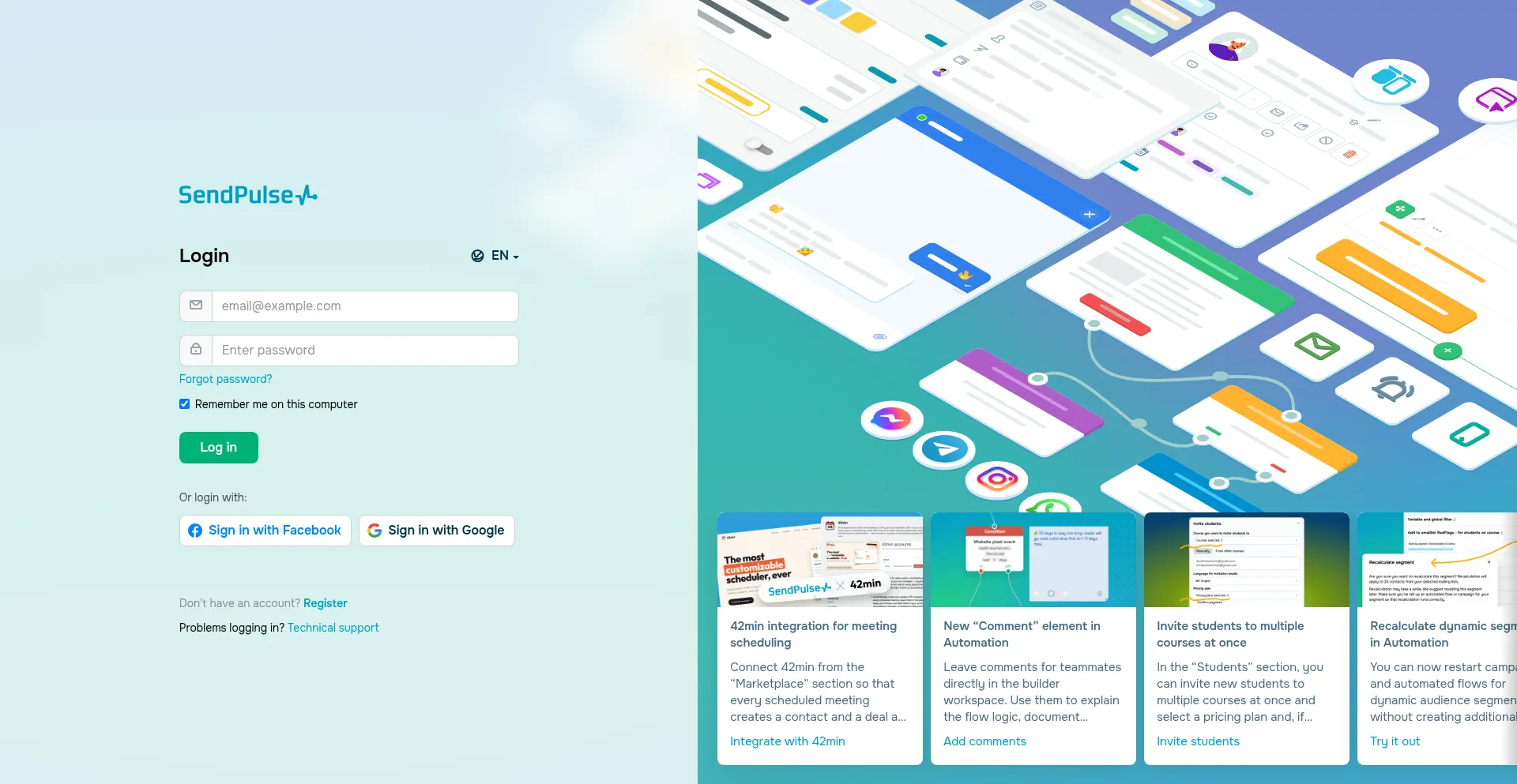 Login.sendpulse.com