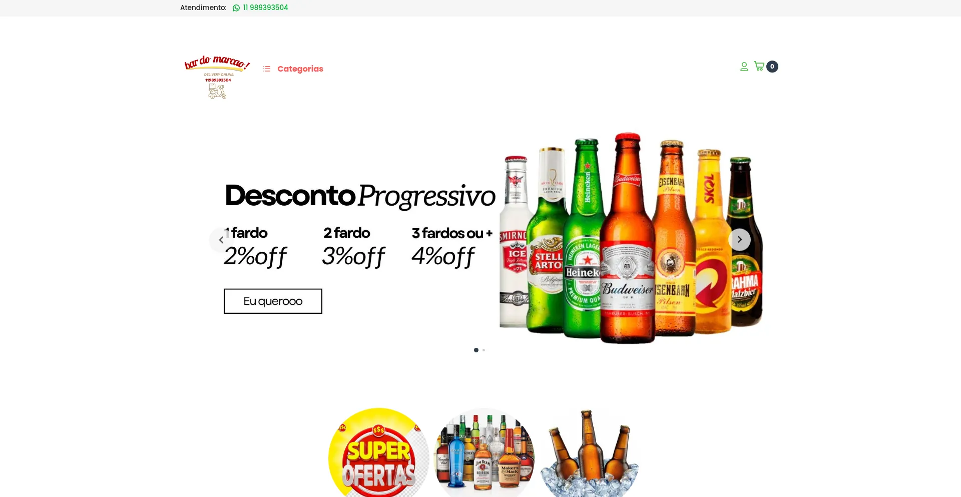 Website screenshot of Loja-online13.catalog.yampi.io