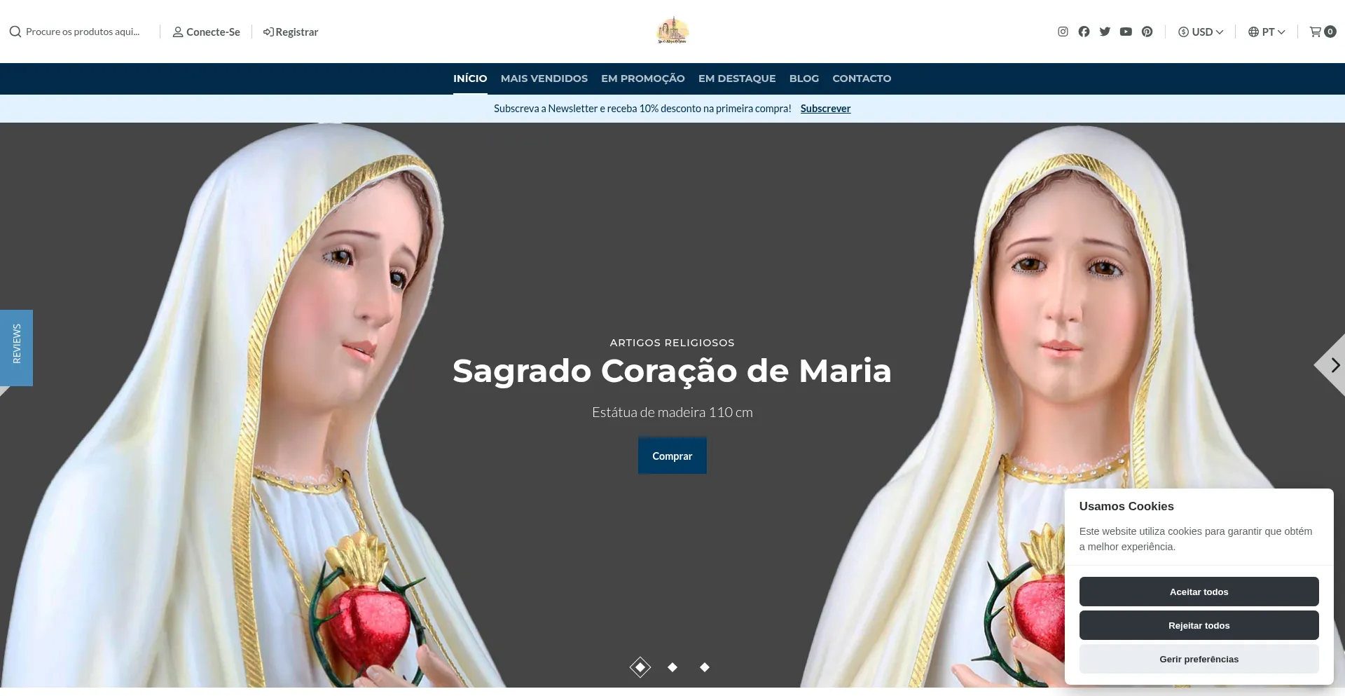 Lojadeartigosreligiosos.com 安全可靠吗？