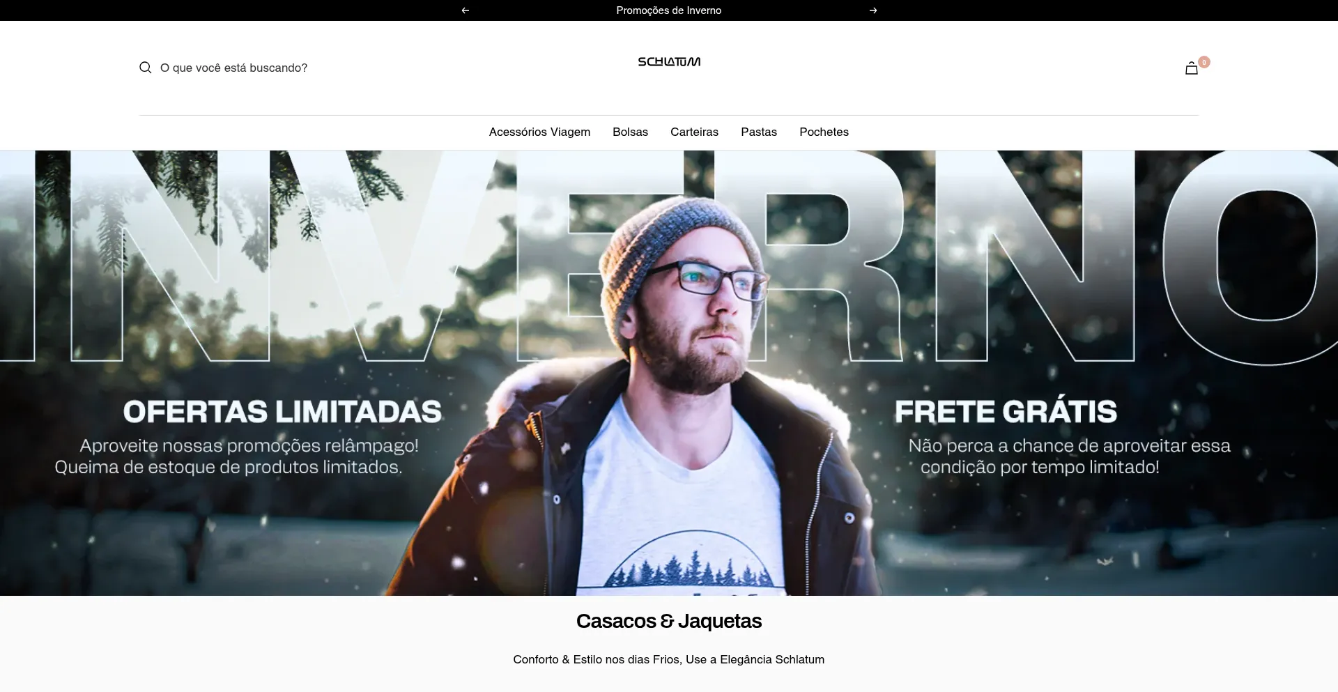 Website screenshot of Lojaschlatum.com.br