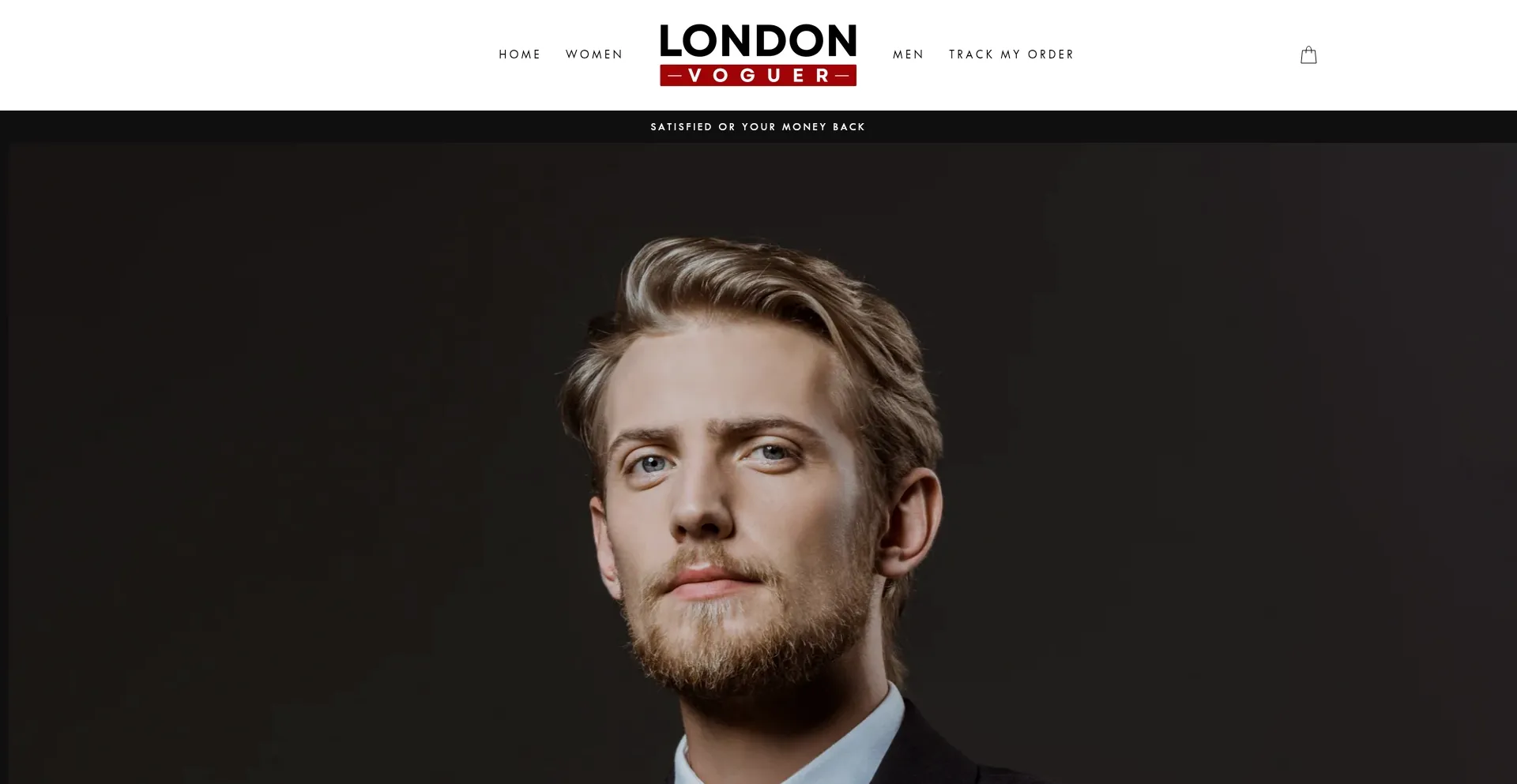 Website screenshot of Londonvoguer.com