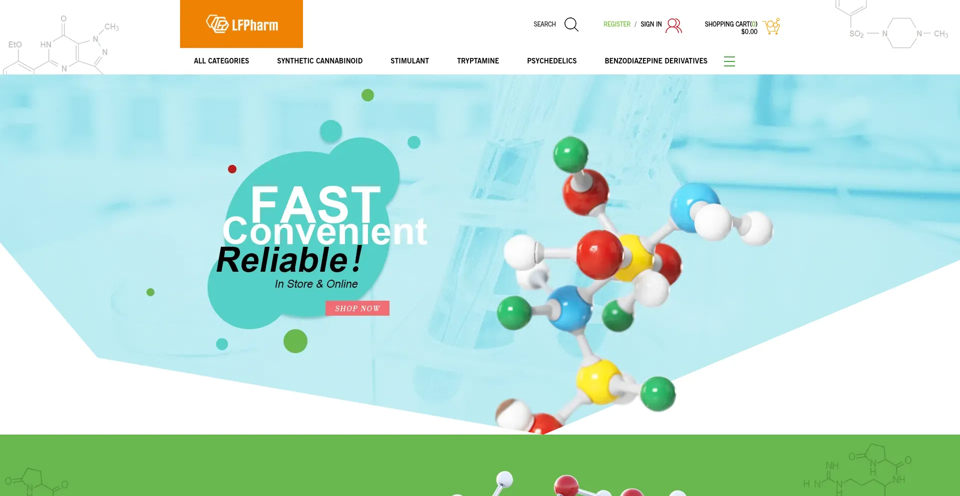 Website screenshot of Longflourishpharm.com