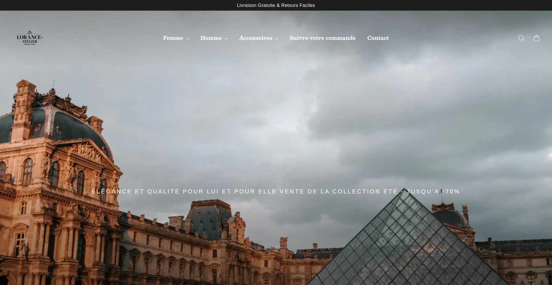 Lorance-atelier.com Screenshot