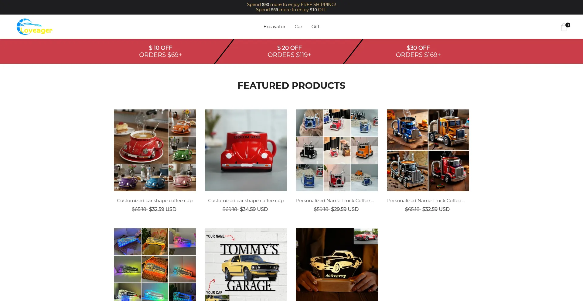 Website screenshot of Loveager.com