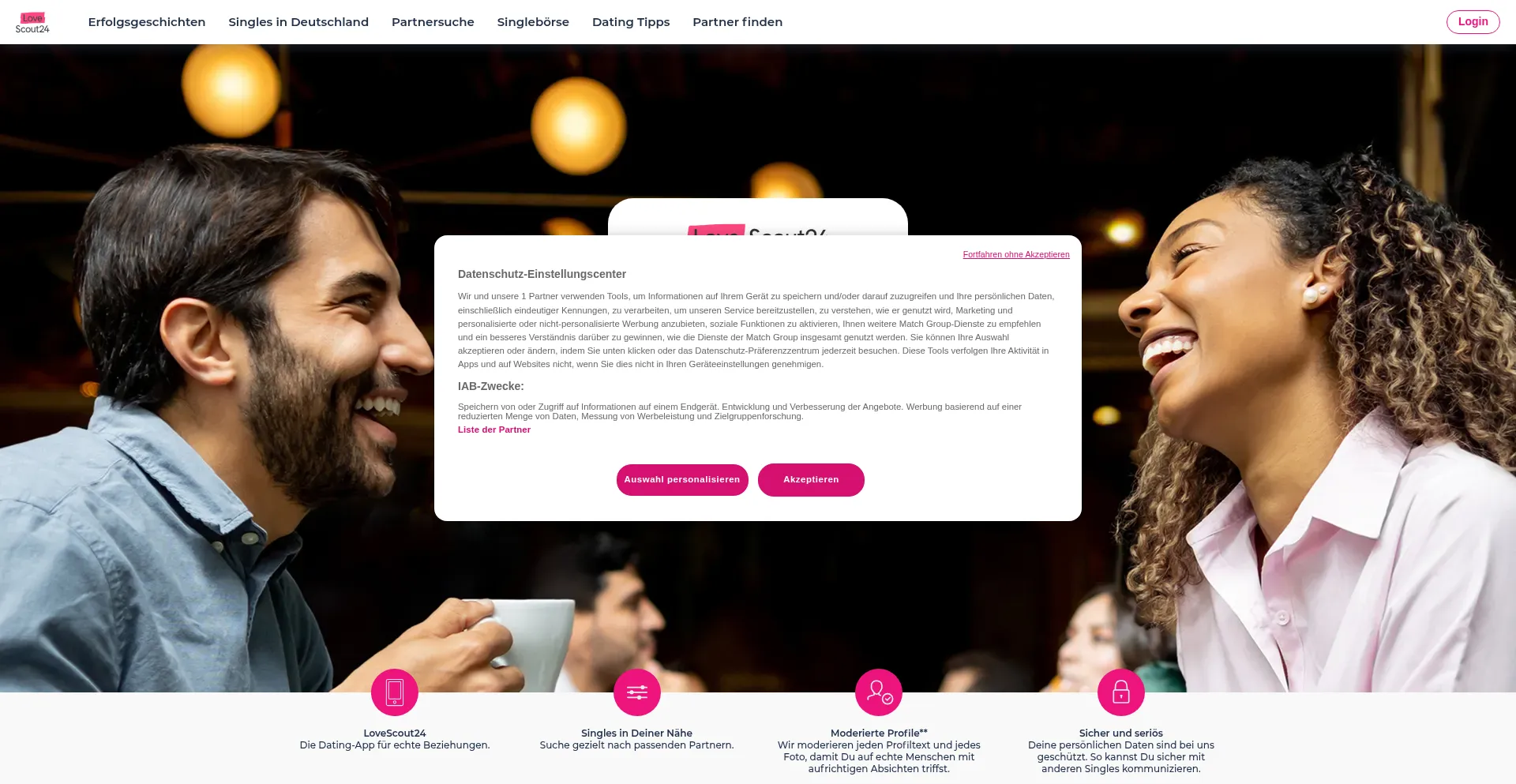 Lovescout24.de Screenshot