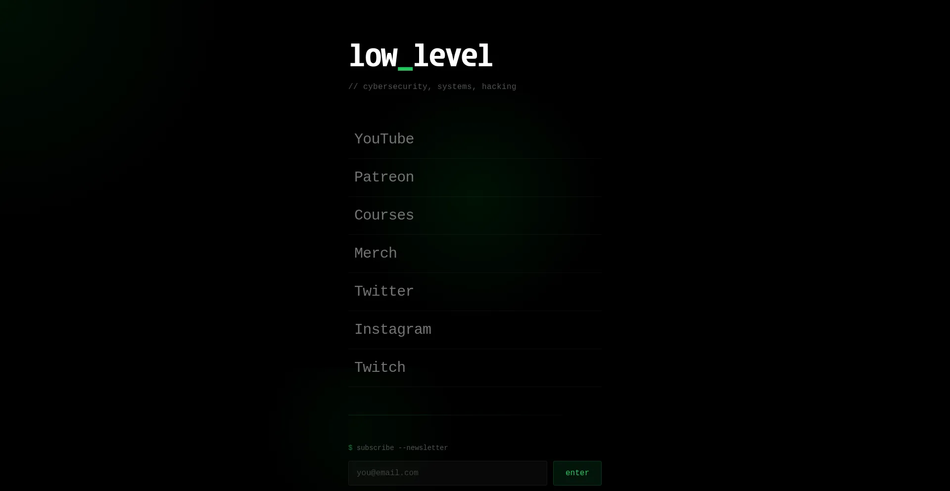 Lowlevel.tv