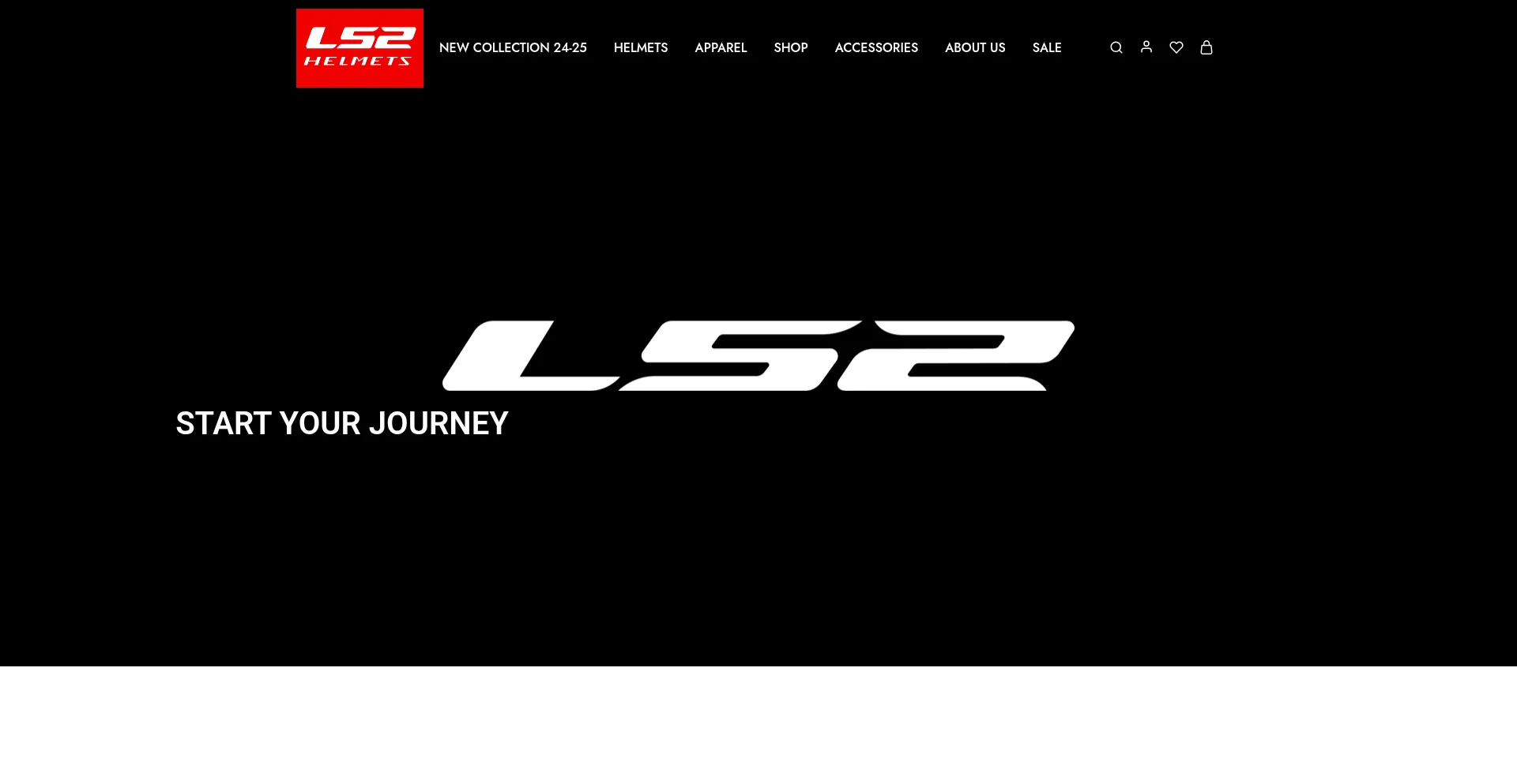 Website screenshot of Ls2helmetsindia.com