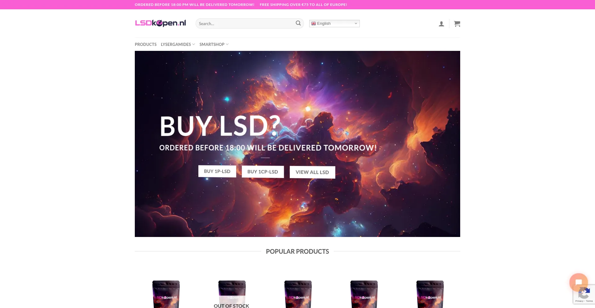 Website screenshot of Lsdkopen.nl