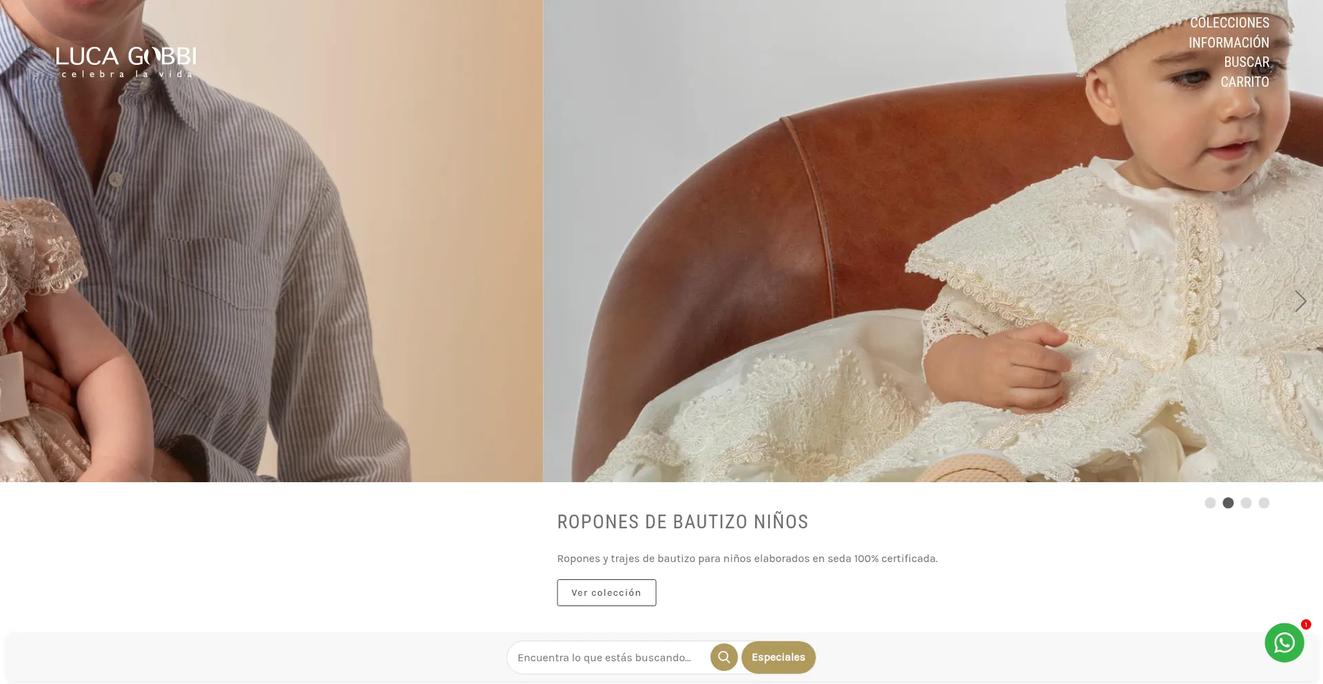 Website screenshot of Lucagobbi.com