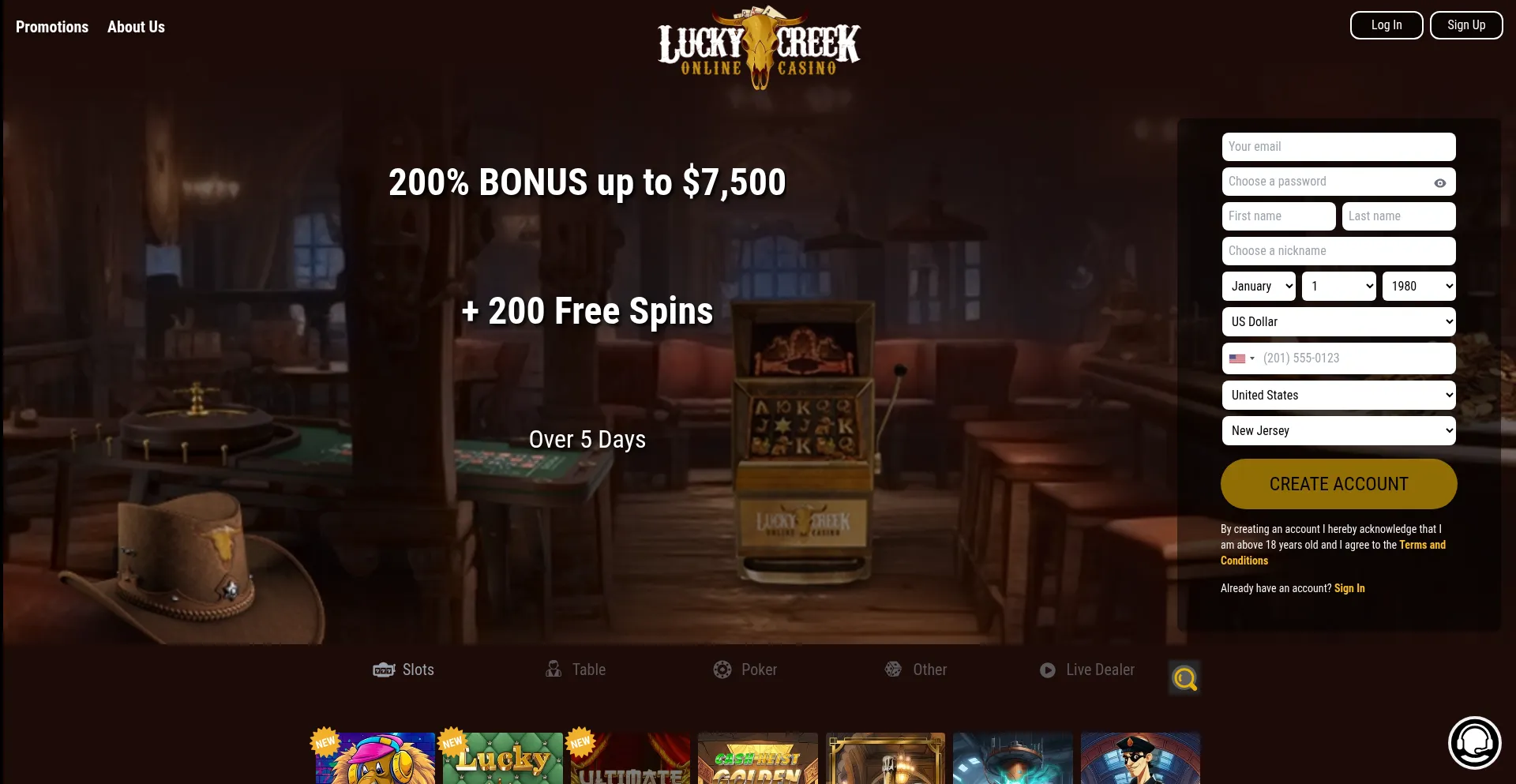 Luckycreek.com 安全可靠吗？