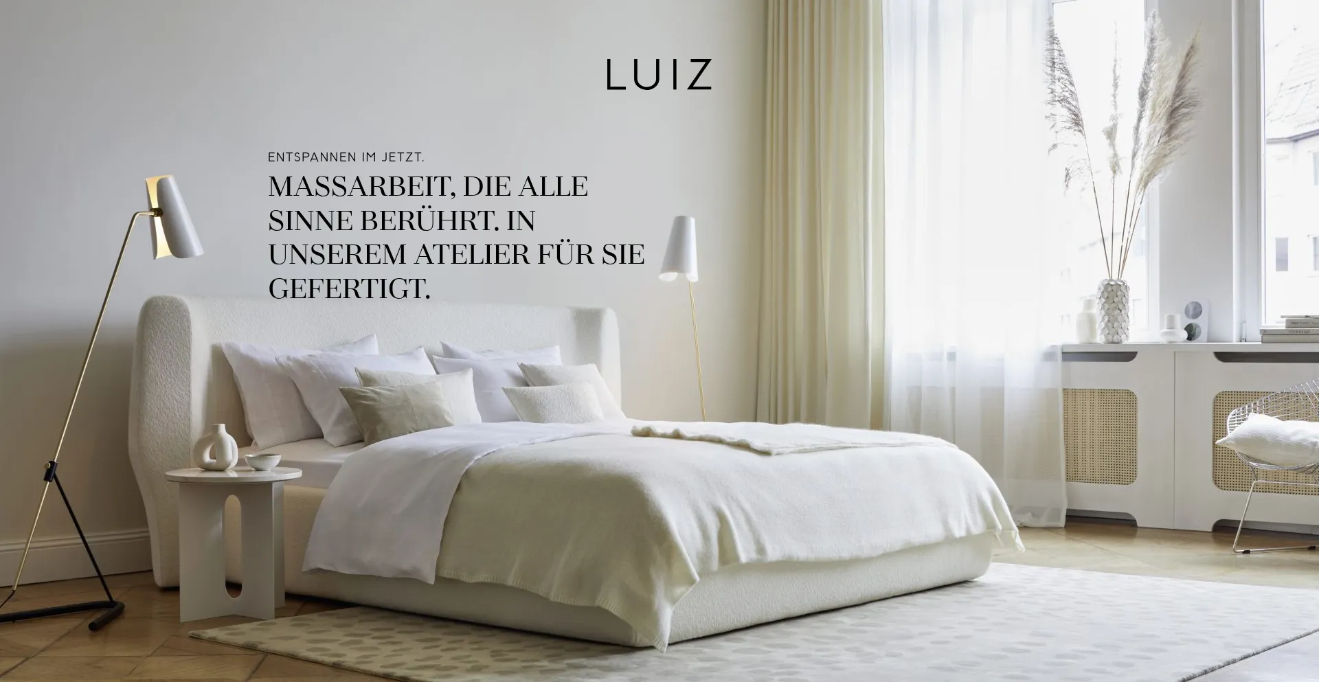 Website screenshot of Luiz.com