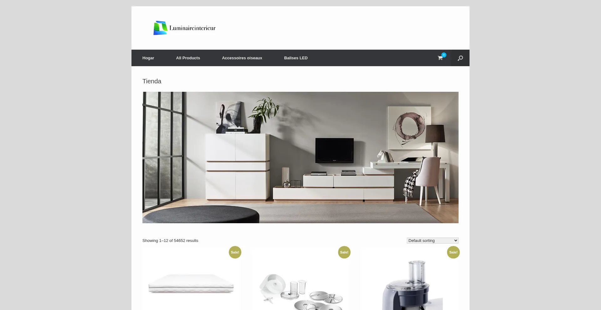 Luminaireinterieur.com Screenshot